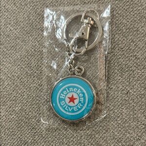 Heineken Silver Keychain/Bottle opener
